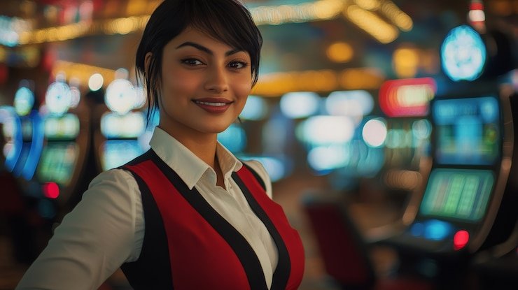 Free spin bonus round in Joker Gaming slot with multiplier animation